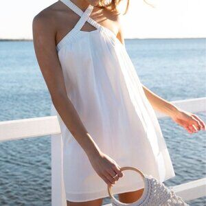 Petal and Pup Lara Mini Dress Ivory